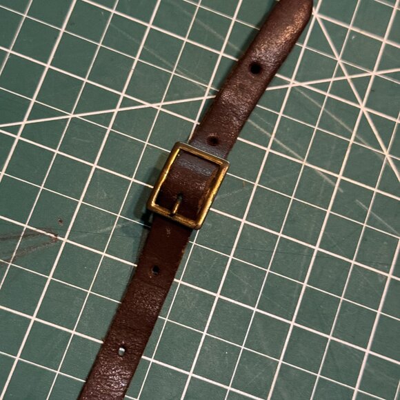 Vintage 1970 Brown Tooled Genuine Leather Crossbody Saddle Bag Western Floral Pu - Picture 10 of 14